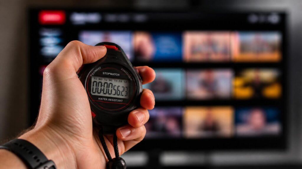  Test de la stabilité d'un service IPTV avec un chronomètre