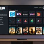 interface IBO Player Pro sur Smart TV avec chaînes françaises en HD