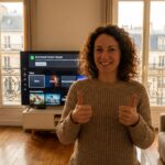 utilisateur français satisfait et confiant après test iptv concluant service linxiptv télévision