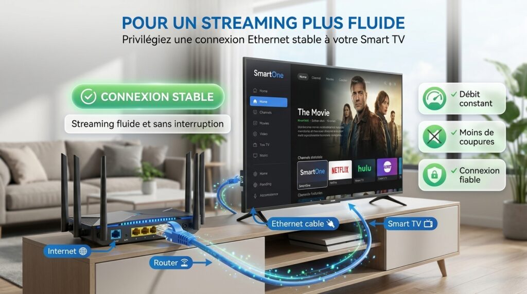  connexion stable lecteur iptv streaming
