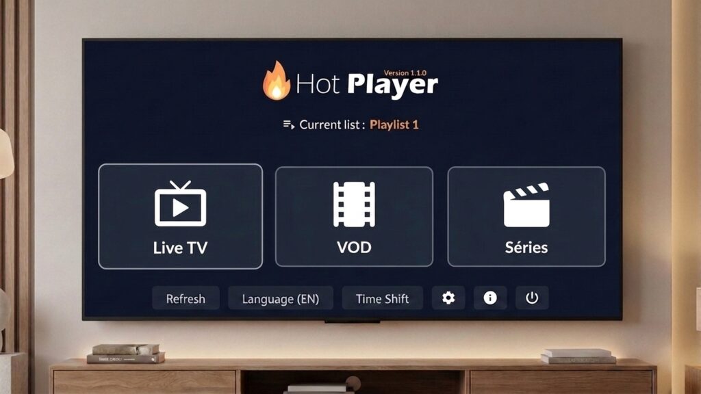 hot iptv interface live tv films series